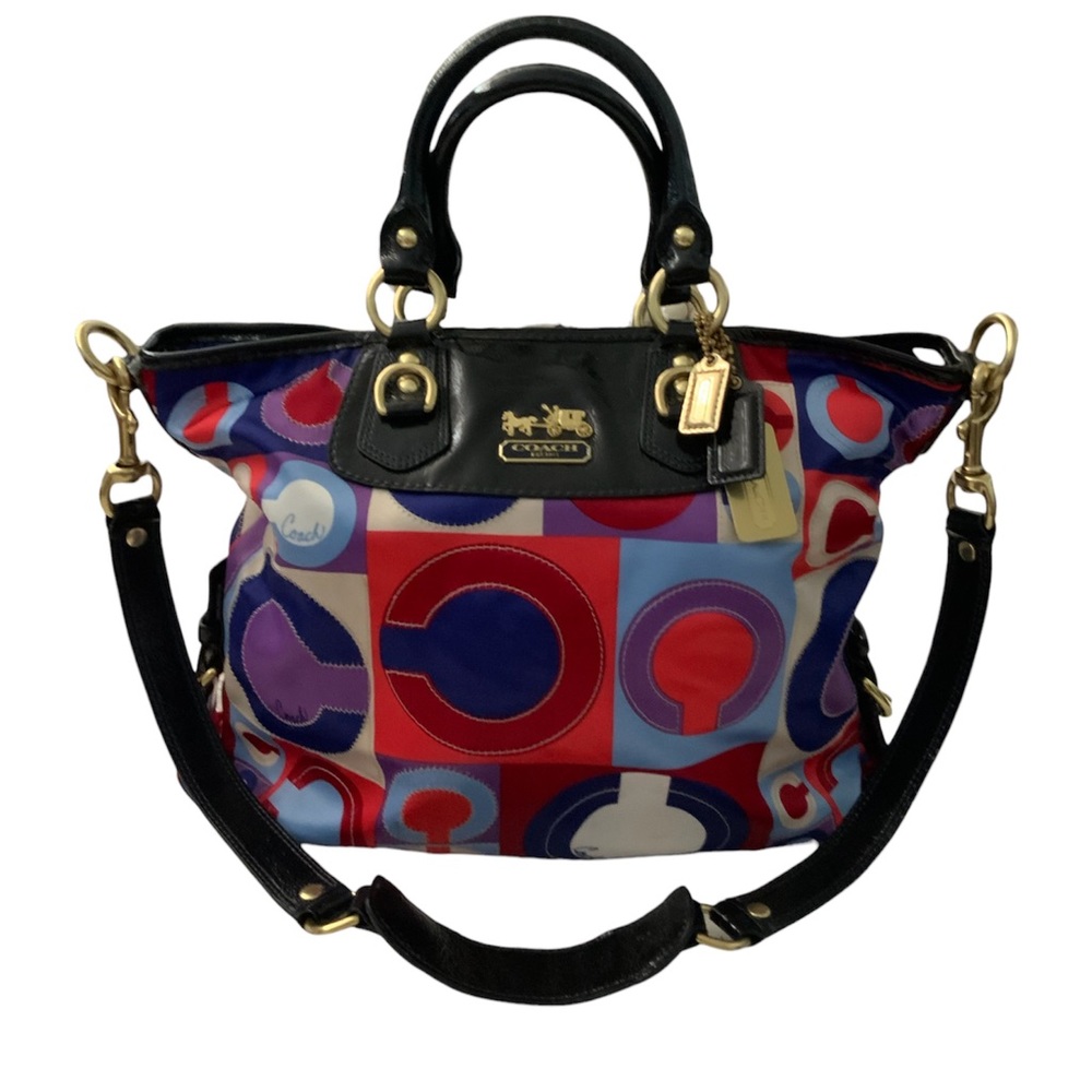 🎀 Coach Madison Pop Art Satchel/Shoulder Bag